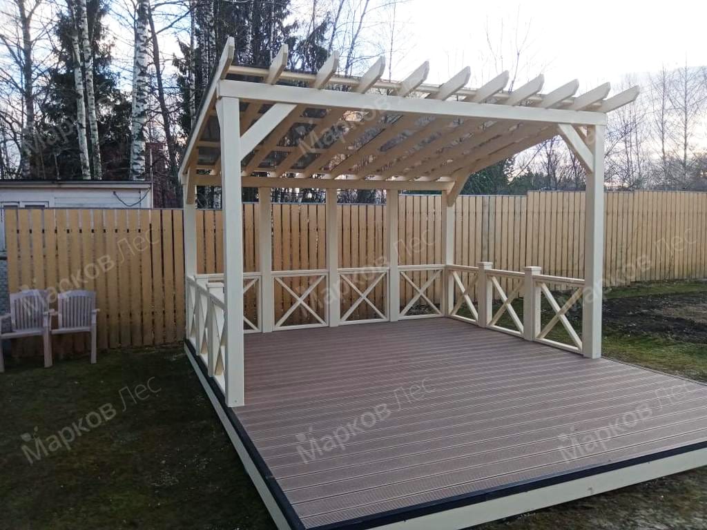 Пергола из дерева